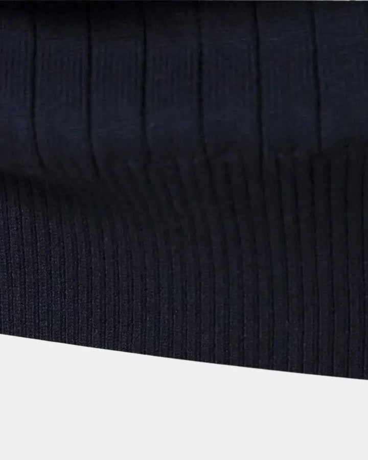 Mikkel™ | Sweater de Algodão com Meia-Zip