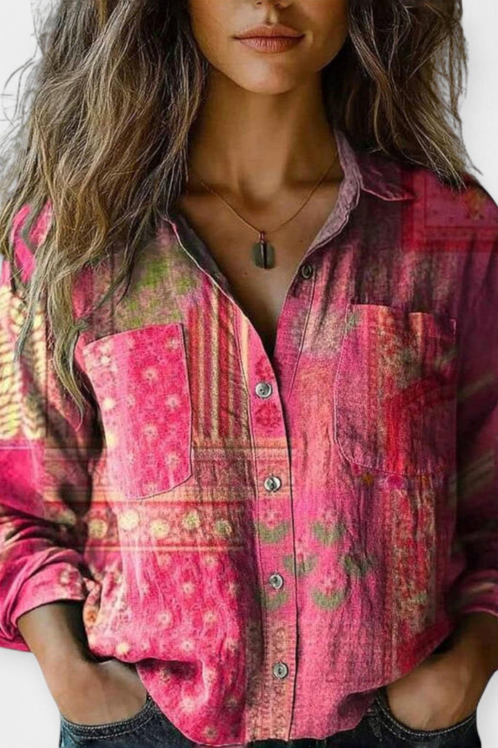 Mille | Blusa vintage com padrão