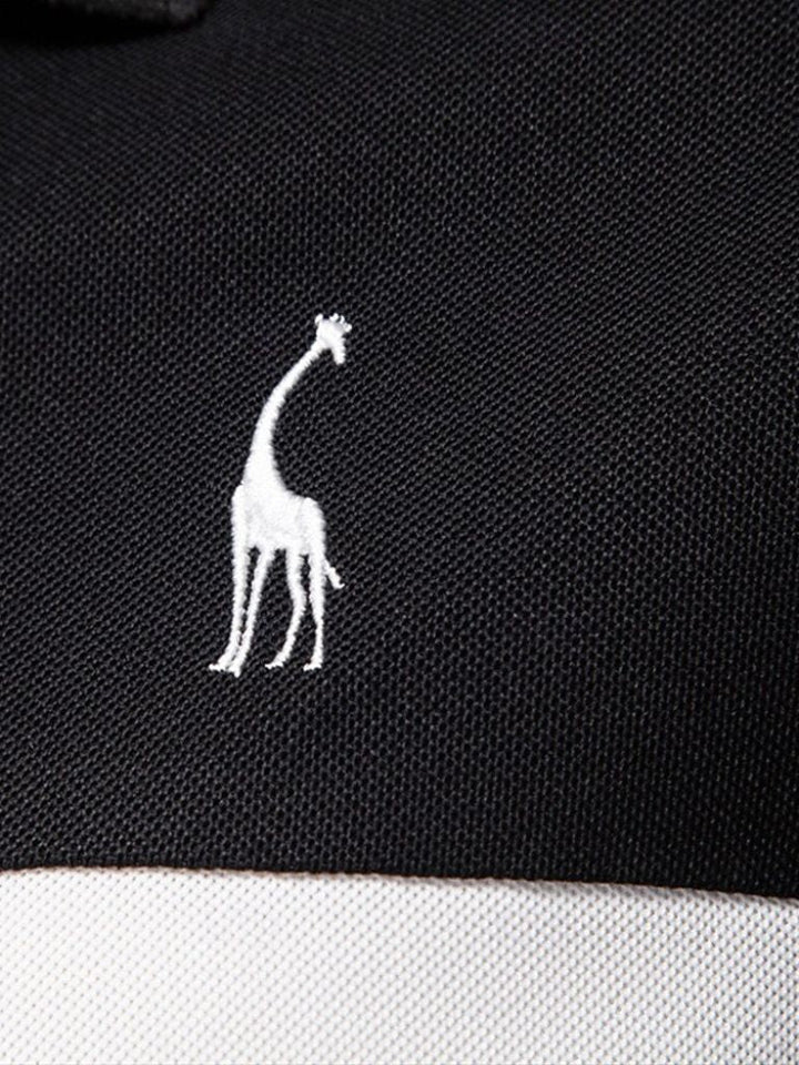 Niels™ | Polo Stribet Savanna