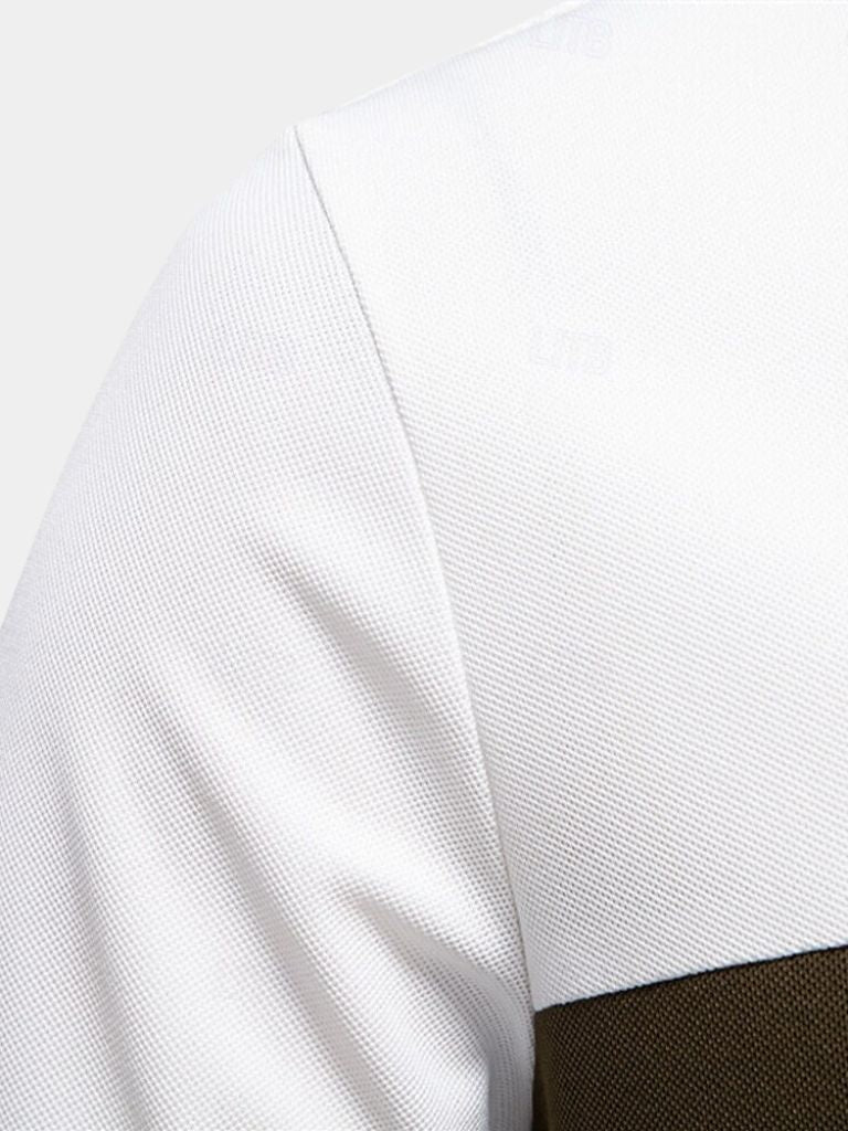 Niels™ | Polo Stribet Savanna