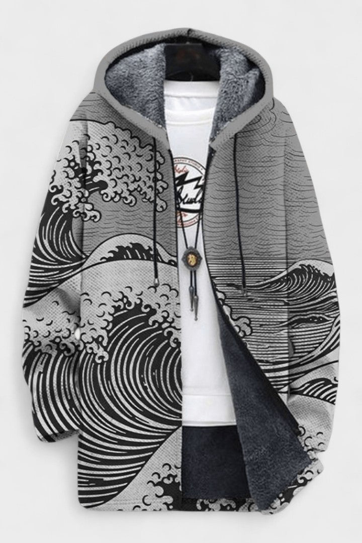 Nikola™ | Cardigan de luxo artístico