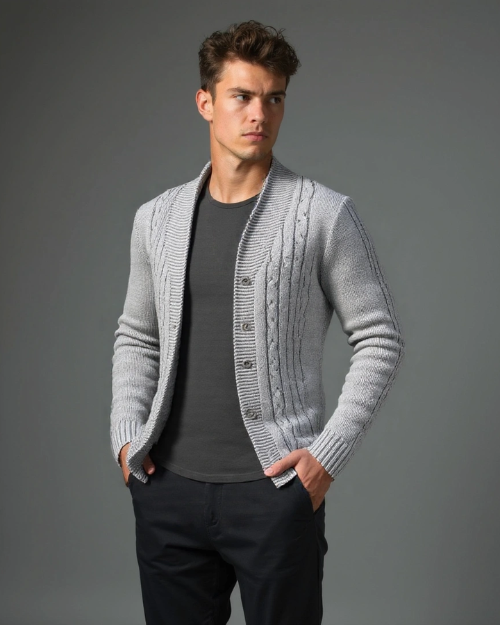 Noah™ | Cardigan Elegante para Homens