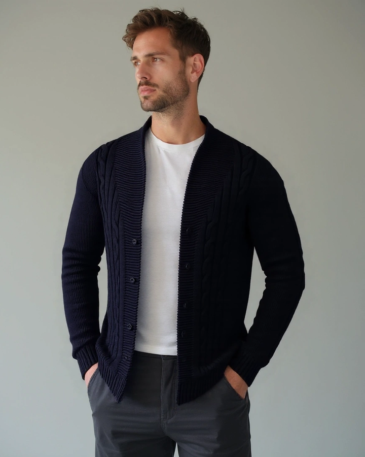 Noah™ | Cardigan Elegante para Homens