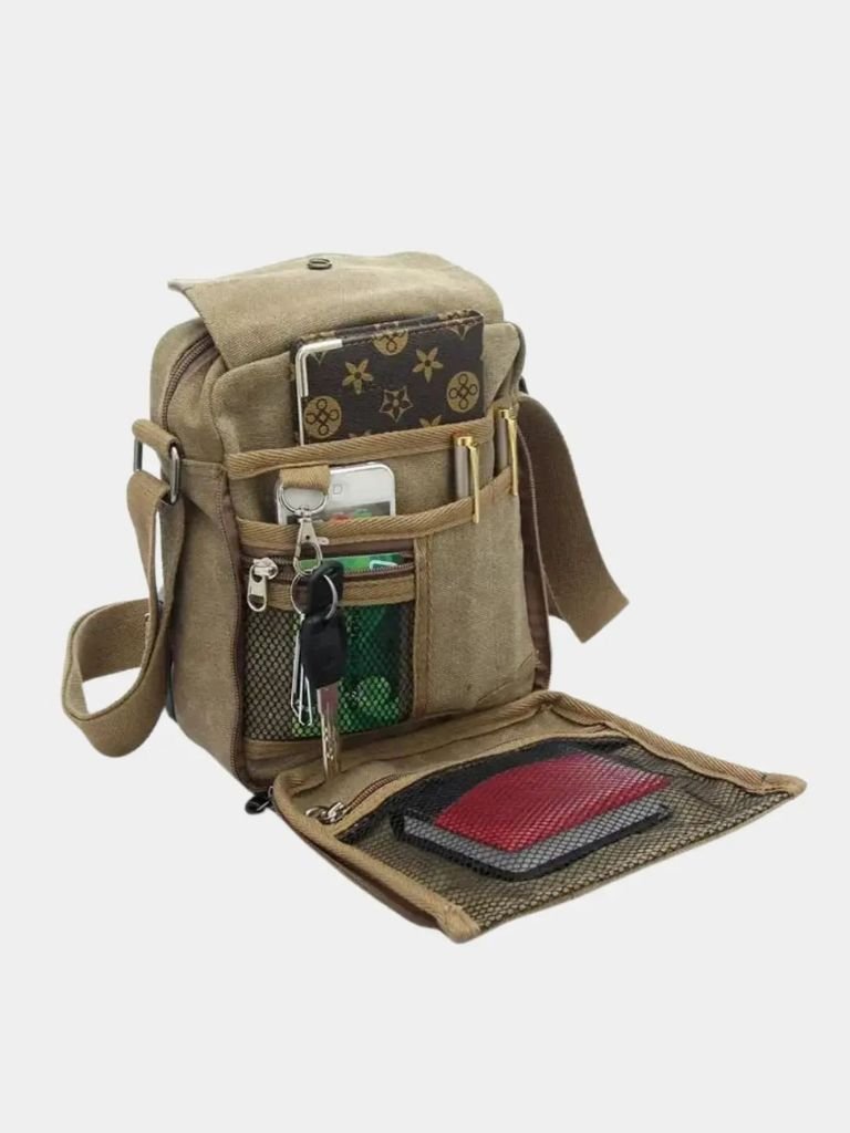 Oscar™ | Bolsa de Ombro Compacta para Homens