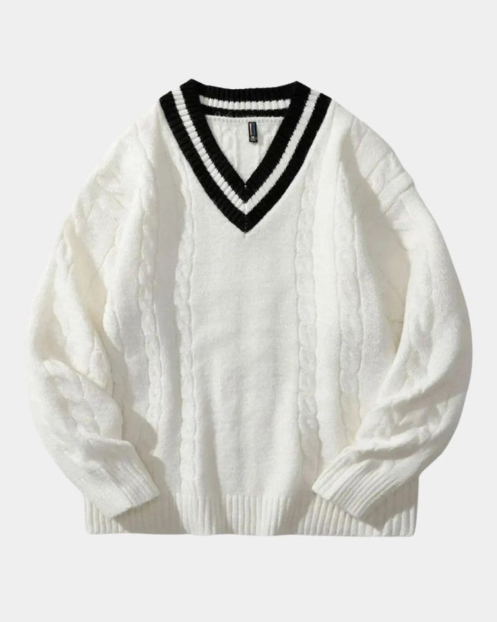 Poul™ | Malha com Decote em V