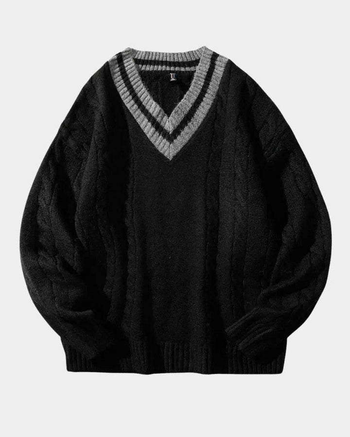 Poul™ | Malha com Decote em V