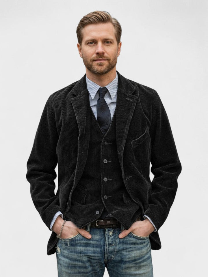 Radek™ | Casaco e colete vintage