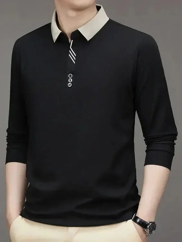 René™ | Polo Elegante de Manga Longa