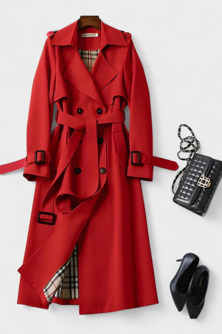 Saara™ | Casaco elegante com cinto na cintura