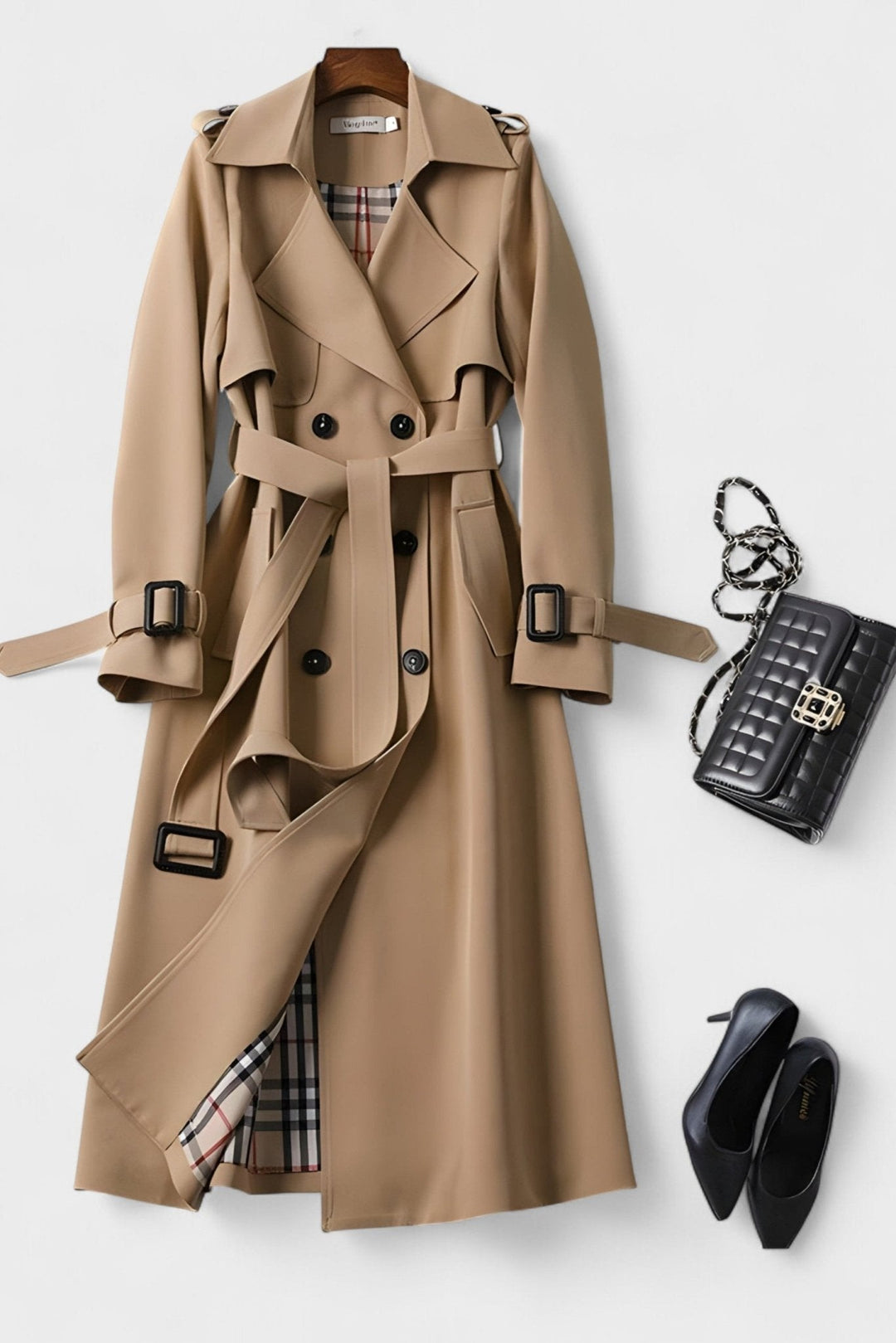 Saara™ | Casaco elegante com cinto na cintura