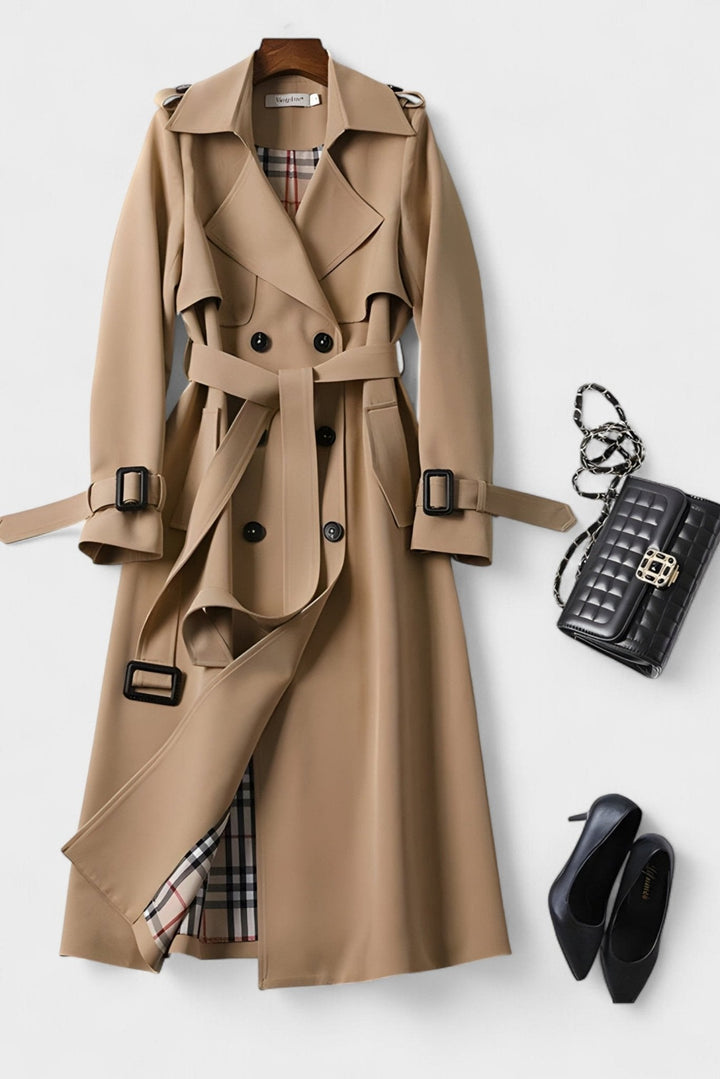 Saara™ | Casaco elegante com cinto na cintura