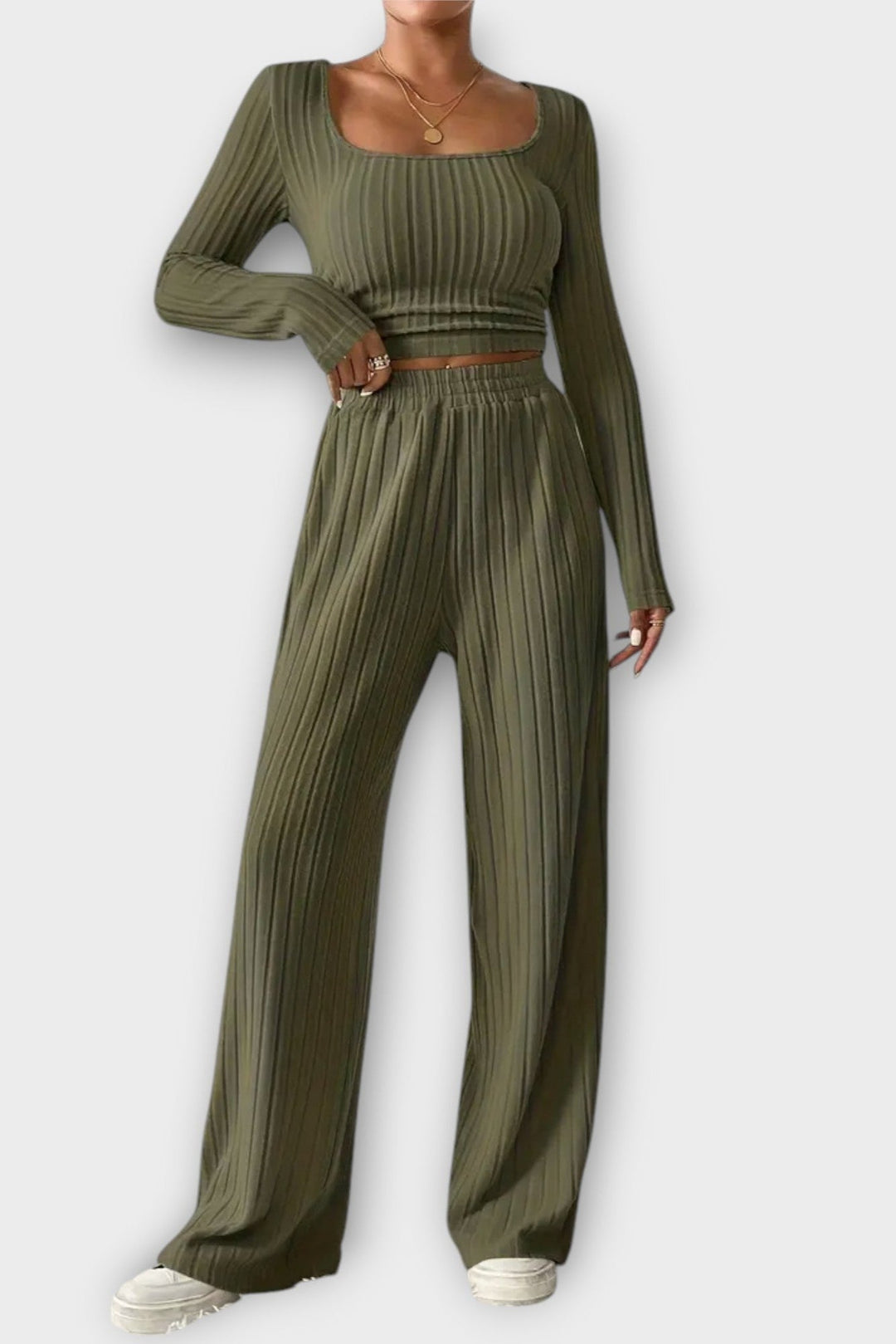 Selma | Conjunto de Manga Longa