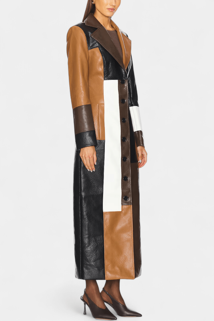 Solveig | Trenchcoat em Patchwork