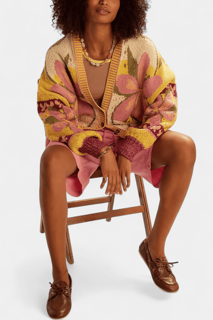 Stine | Cardigan Florido
