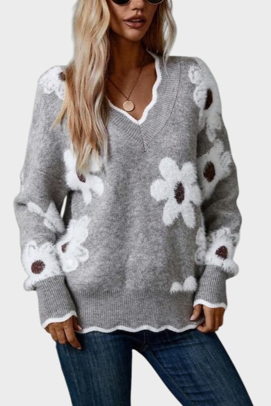 Thea | Sweater de Flores