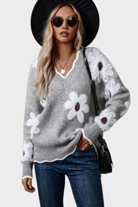 Thea | Sweater de Flores