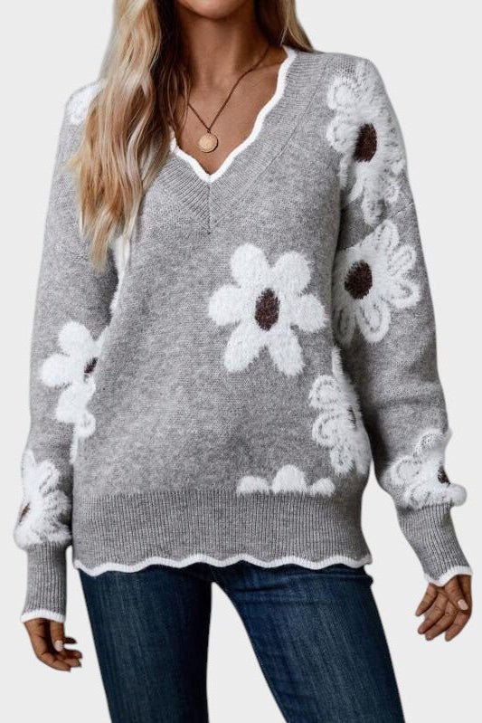 Thea | Sweater de Flores