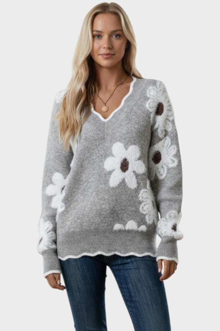 Thea | Sweater de Flores
