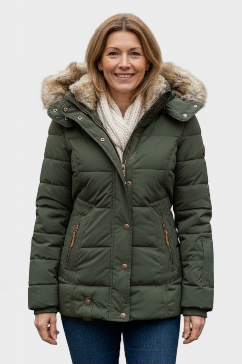 Thilde™ | Casaco com forro de pelagem suave