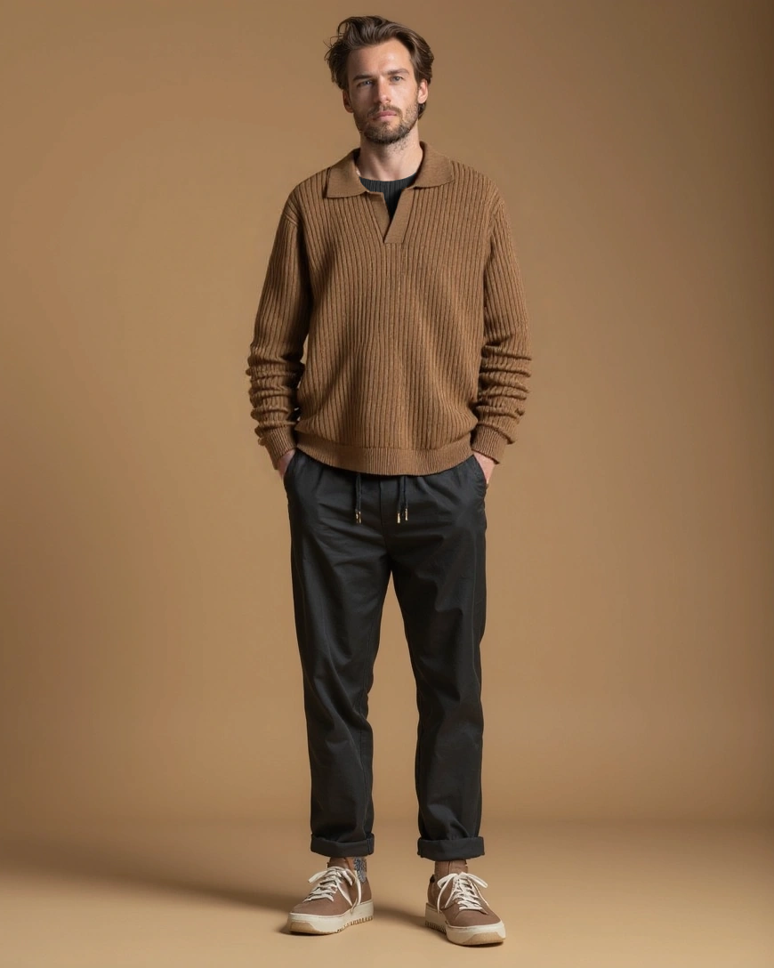 Thomas™ | Cardigan em Bloco de Cores