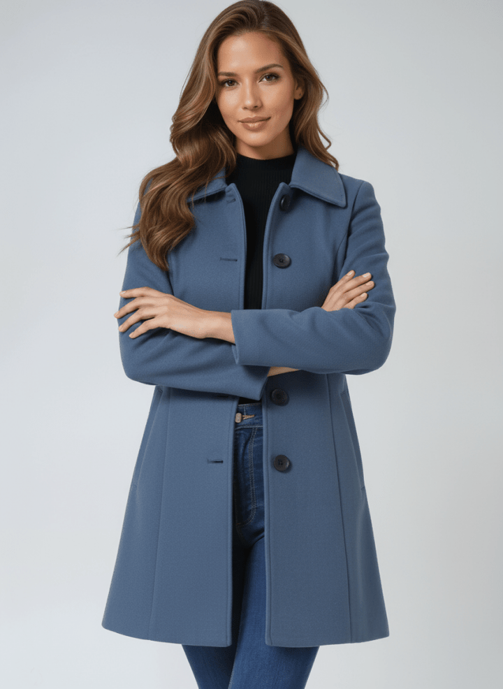 Helena™ - Casaco de Inverno Feminino com Um Botão