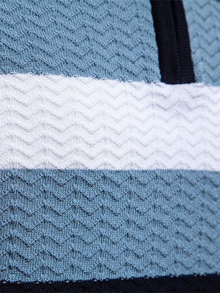 Viktor™ | Polo Slim Clássica com Gola Zíper