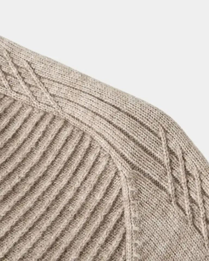 Vilhelm™ | Pullover Básico com Meio Zíper