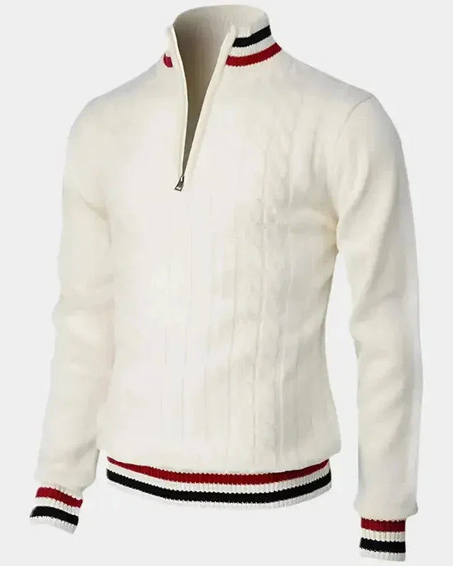 William™ | Pullover Básico de Gola Alta