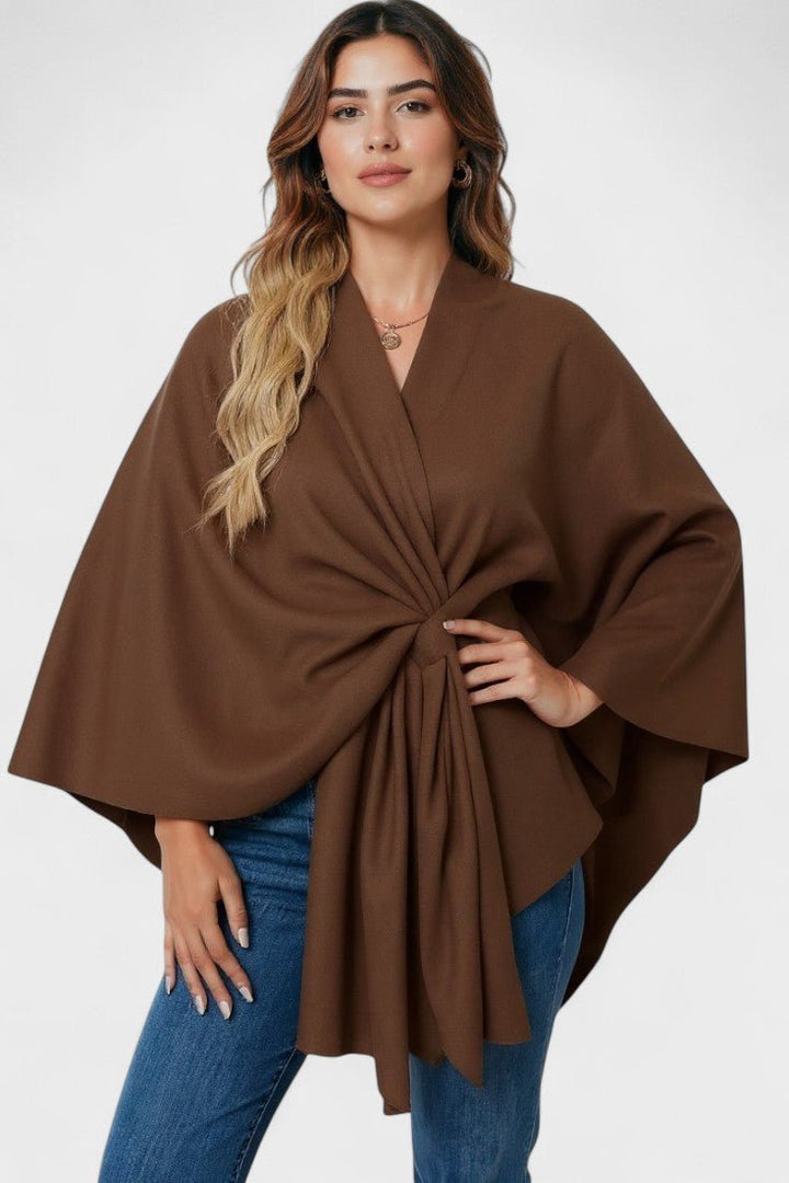 Yvette | Poncho Draperet Elegante