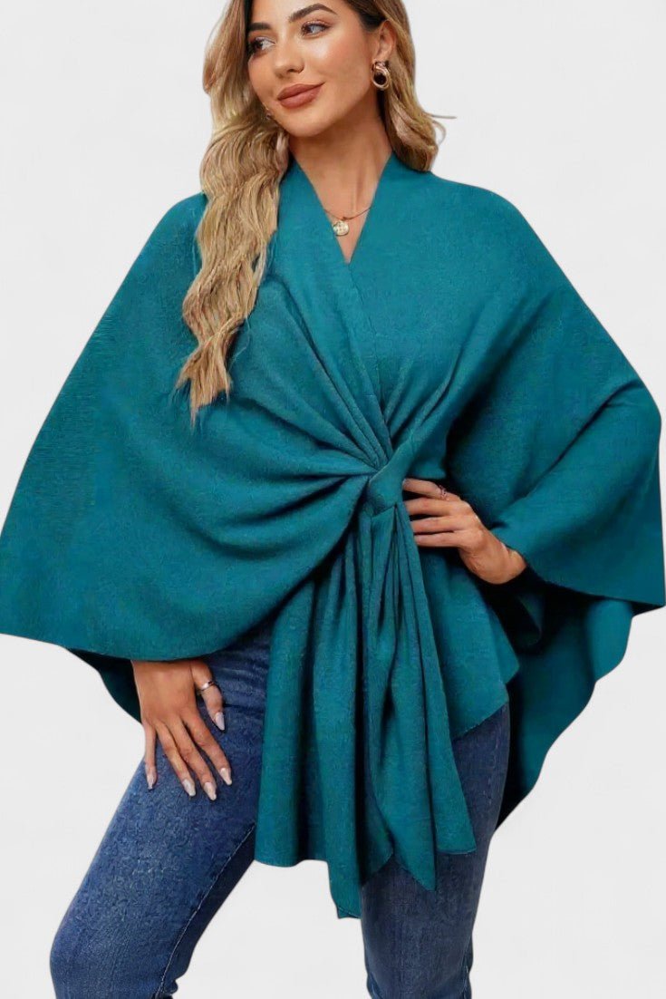 Yvette | Poncho Draperet Elegante