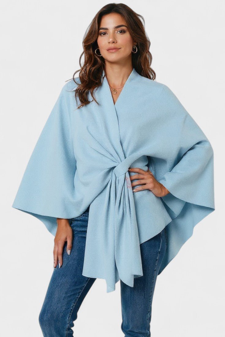 Yvette | Poncho Draperet Elegante
