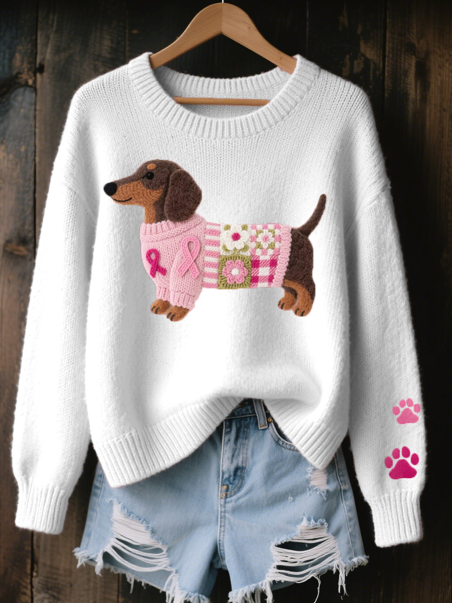 Naoni | Sweater Cão-salsicha em lã