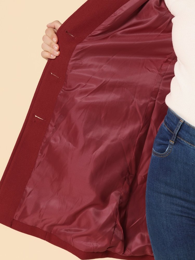 Helena™ - Casaco de Inverno Feminino com Um Botão